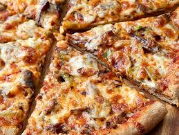 پیتزا قارچ و گوشت -رز