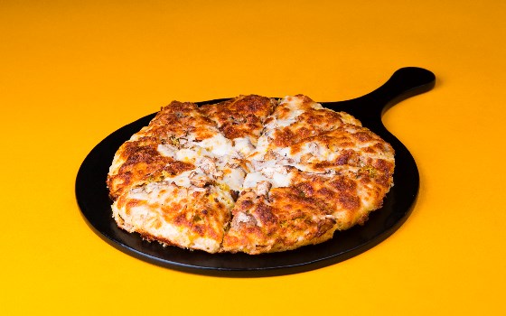 پیتزا قارچ و مرغ کامل